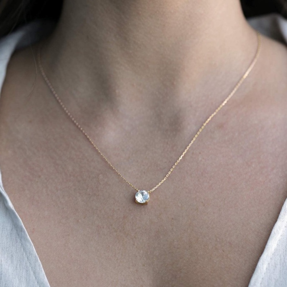 Swarovski 14k Gold Diamond Choker Necklace Women - Picture 6 of 8